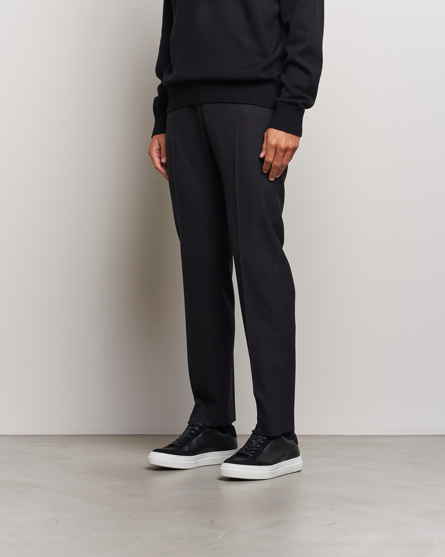 Herr | J.Lindeberg Art Signature Leather Sneaker Black | J.Lindeberg | Art Signature Leather Sneaker Black
