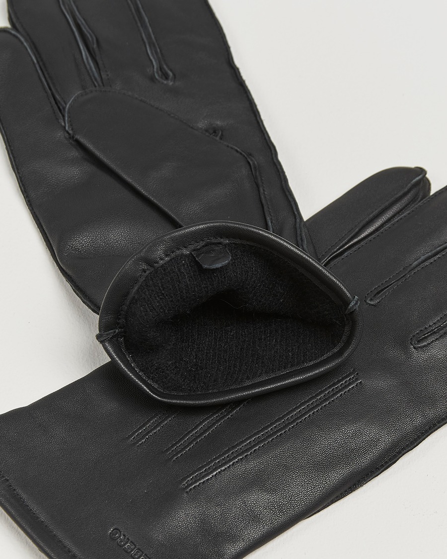 Herr | J.Lindeberg Milo Leather Glove Black | J.Lindeberg | Milo Leather Glove Black