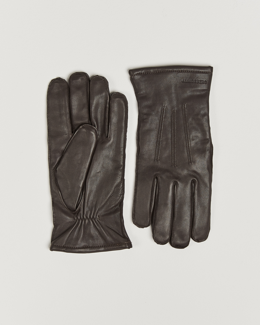Herr | J.Lindeberg Milo Leather Glove Mole | J.Lindeberg | Milo Leather Glove Mole
