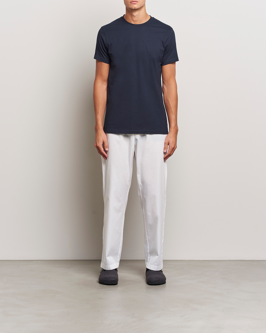 Herr | T-Shirts | Bread & Boxers | Crew Neck Regular T-Shirt Dark Navy