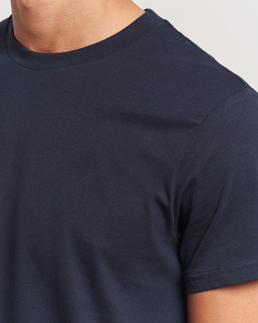 Herr | T-Shirts | Bread & Boxers | Crew Neck Regular T-Shirt Dark Navy