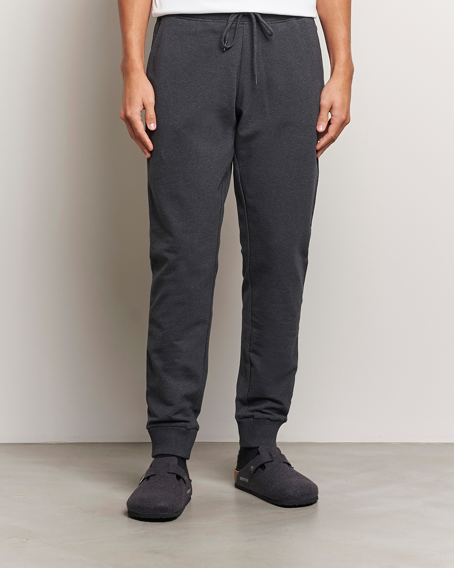 Herr | Byxor | Bread & Boxers | Loungewear Pants Dark Grey Melange