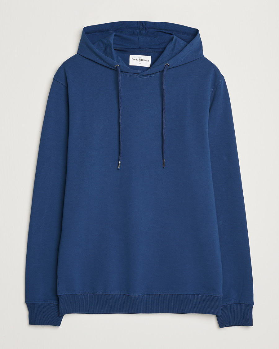 Herr | Tröjor | Bread & Boxers | Loungewear Hoodie Ink Blue