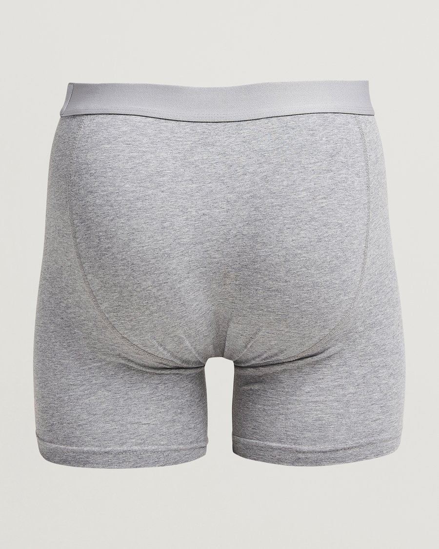 Herr | Underkläder | Bread & Boxers | 3-Pack Long Boxer Brief Grey Melange