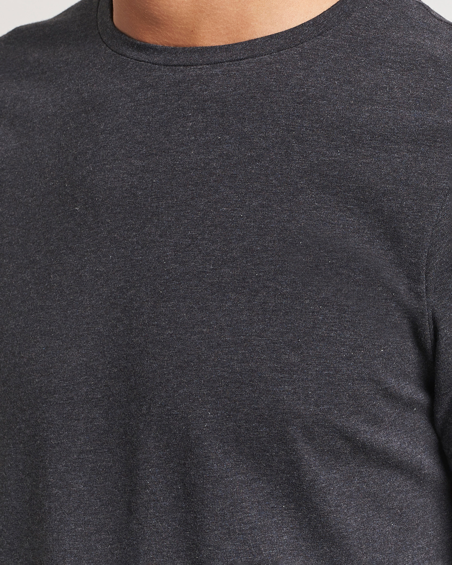 Herr | T-Shirts | Bread & Boxers | 2-Pack Crew Neck T-Shirt Dark Grey Melange