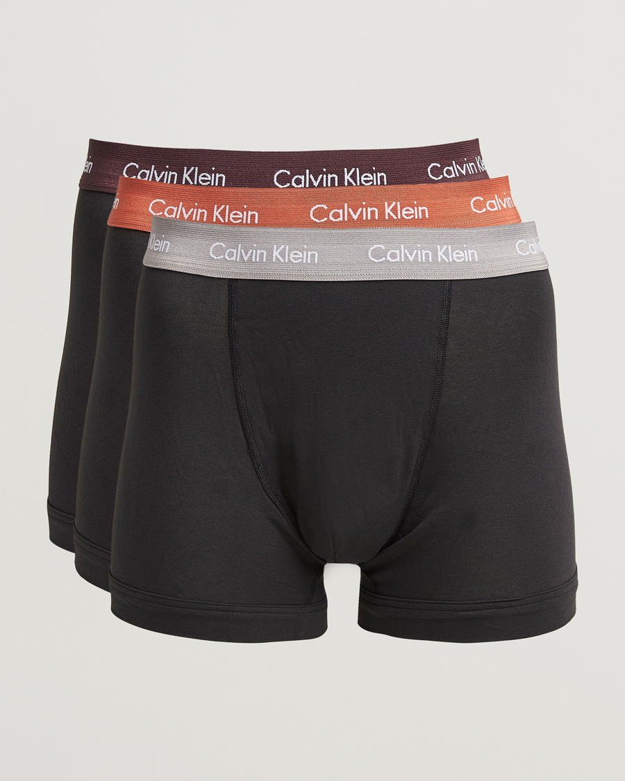 Herr | Underkläder | Calvin Klein | Cotton Stretch 3-Pack Trunk Black