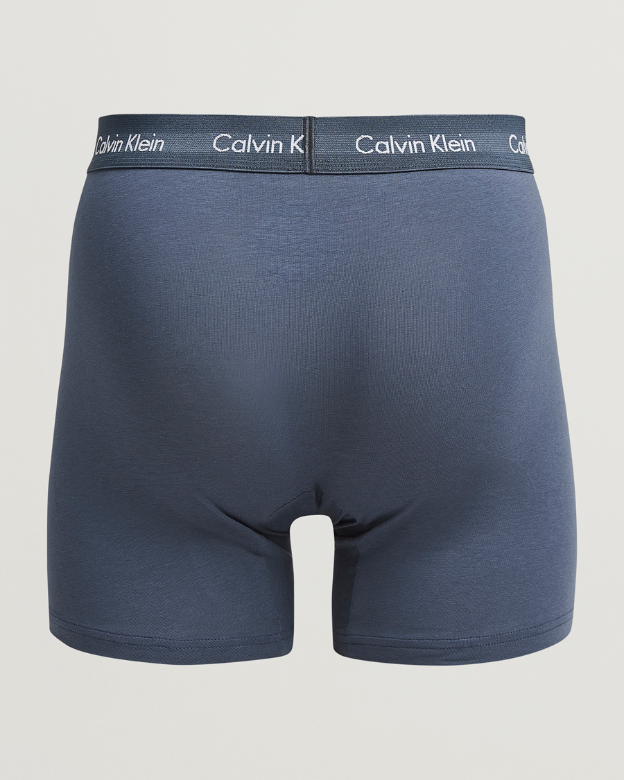 Herr | Underkläder | Calvin Klein | Cotton Stretch 3-Pack Boxer Brief Black/Blue/Grey