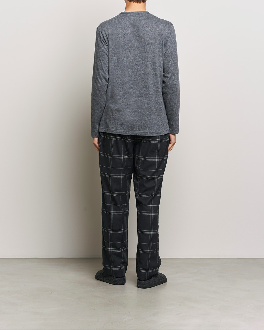 Herr | Pyjamas & Morgonrockar | Calvin Klein | Cotton Pyjama Set Charcoal/Black