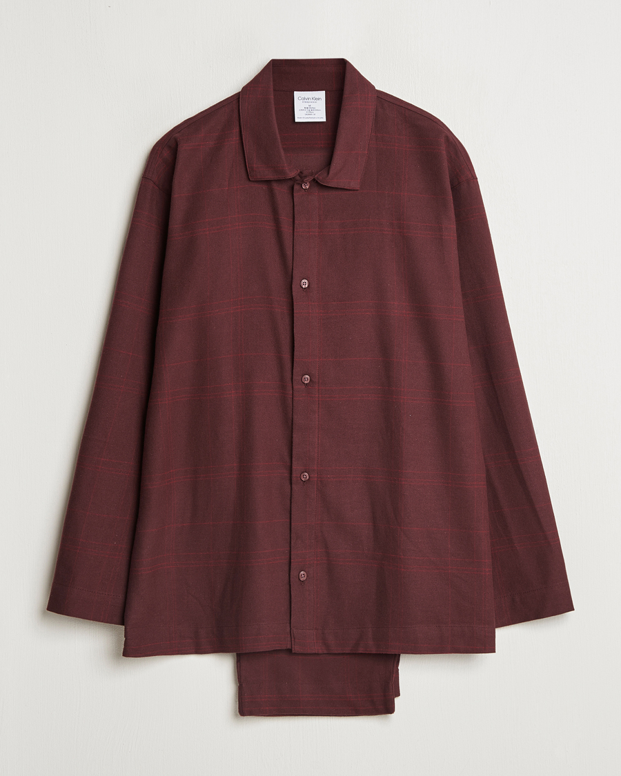 Herr | Calvin Klein Cotton Pyjama Set Truffle Brown | Calvin Klein | Cotton Pyjama Set Truffle Brown