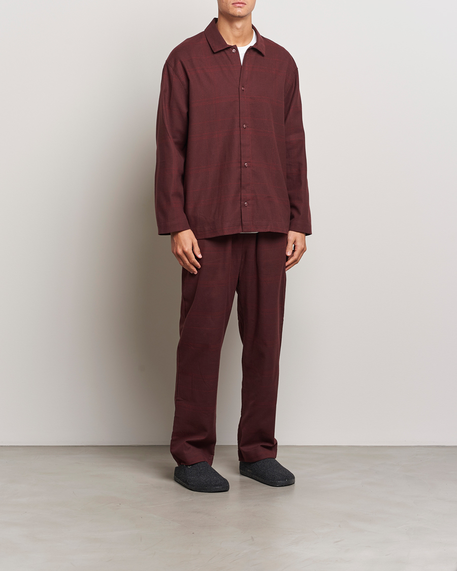 Herr | Calvin Klein Cotton Pyjama Set Truffle Brown | Calvin Klein | Cotton Pyjama Set Truffle Brown