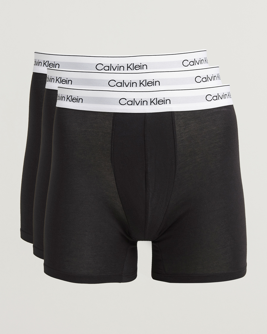 Herr | Underkläder | Calvin Klein | 3-Pack Icon Cotton Stretch Boxer Brief Black