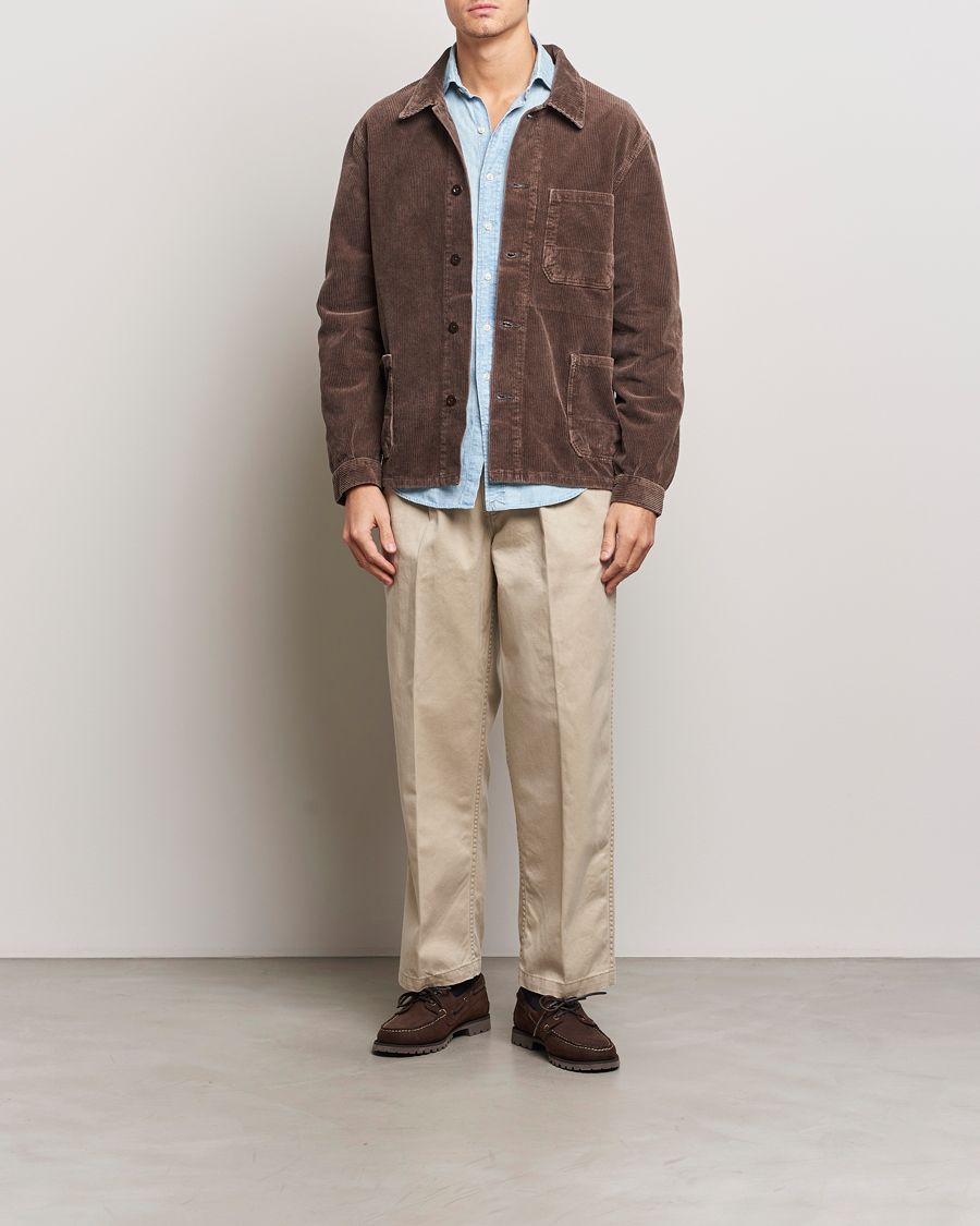 Herr | Jackor | Polo Ralph Lauren | Unlined Field Jacket Hanford Brown Repair