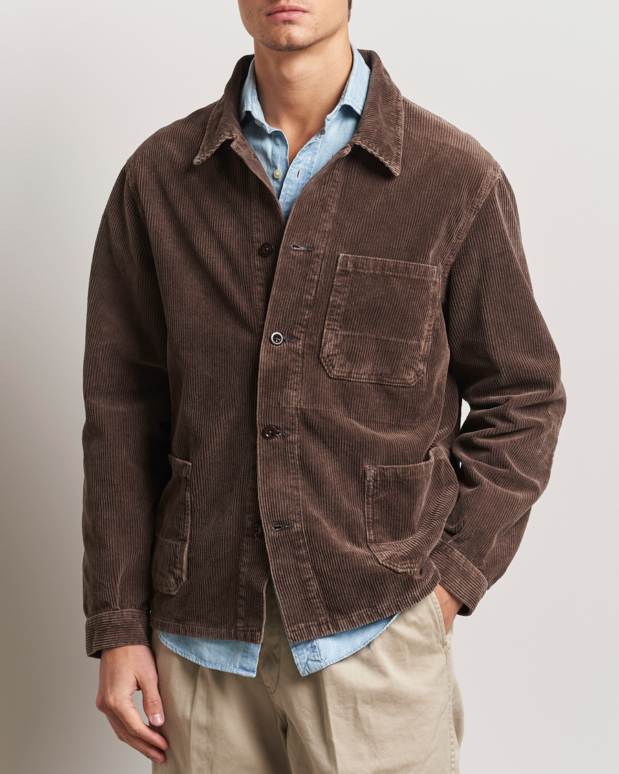 Herr | Jackor | Polo Ralph Lauren | Unlined Field Jacket Hanford Brown Repair