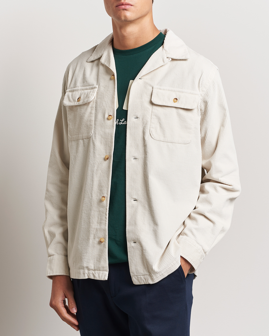 Herr | Skjortor | Polo Ralph Lauren | Corduroy Western Shirt Antique Cream