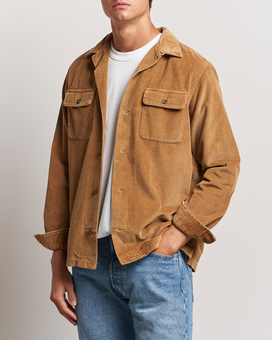 Herr | Skjortor | Polo Ralph Lauren | Corduroy Western Shirt Rustic Tan