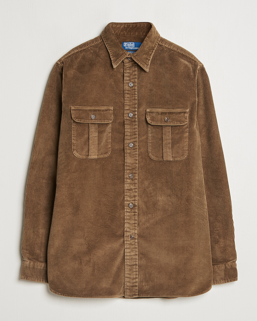 Herr | Skjortor | Polo Ralph Lauren | Corduroy Patch Shirt York Brown