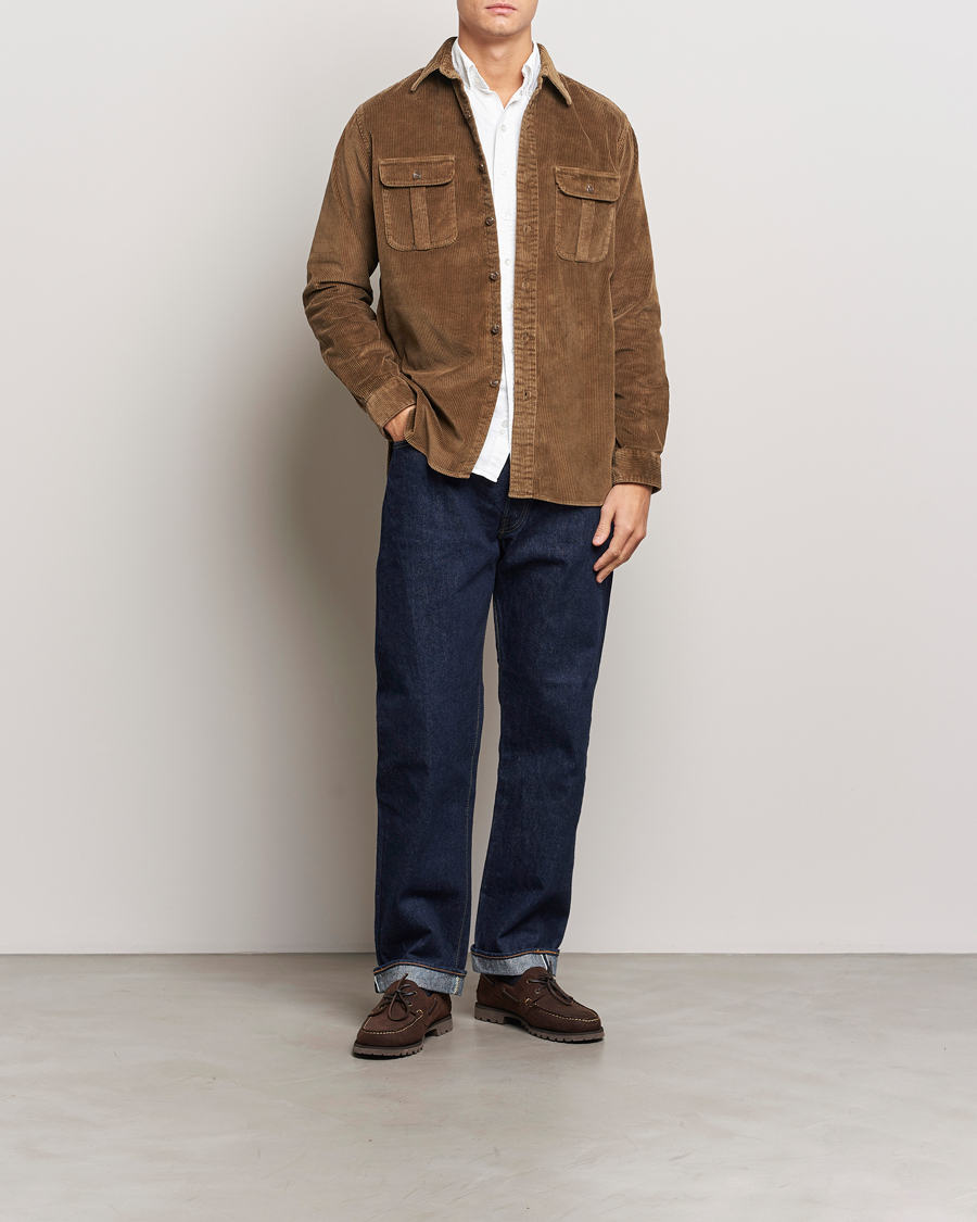 Herr | Skjortor | Polo Ralph Lauren | Corduroy Patch Shirt York Brown
