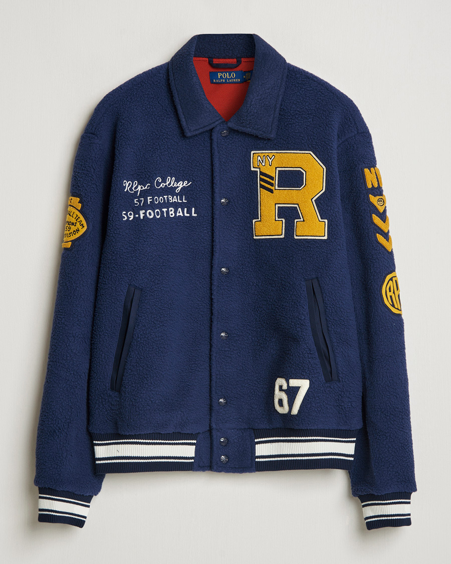 Herr | Jackor | Polo Ralph Lauren | College Baseball Jacket Cruise Navy