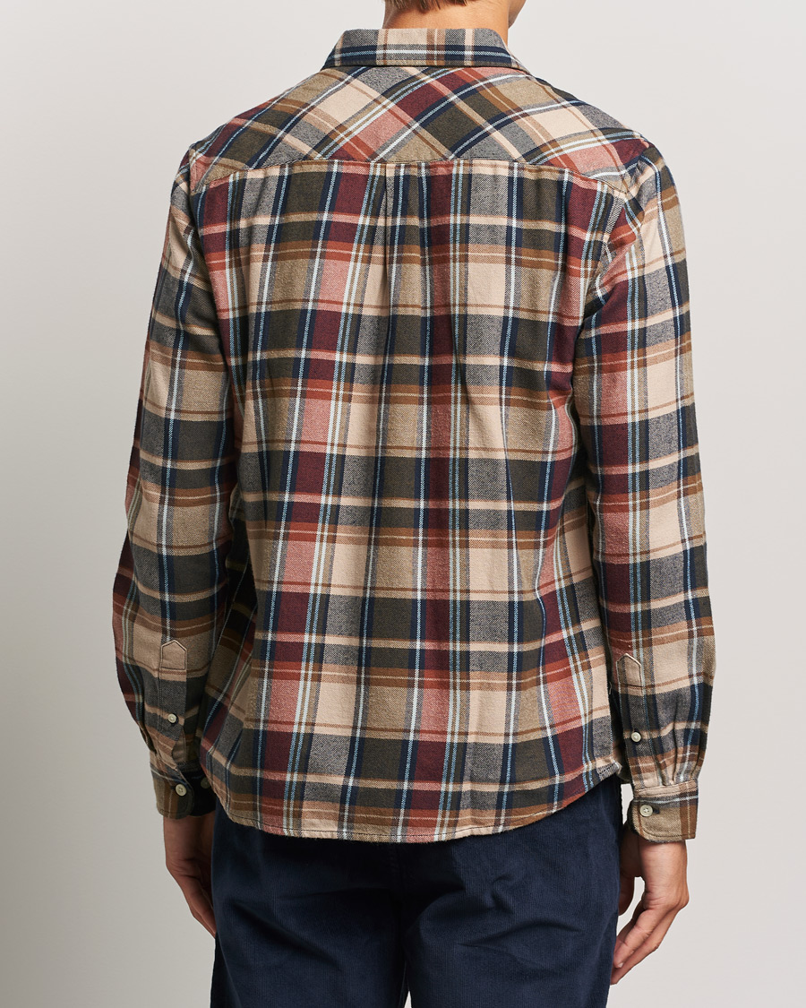 Herr | Skjortor | KnowledgeCotton Apparel | Regular Checked Flannel Shirt Multi