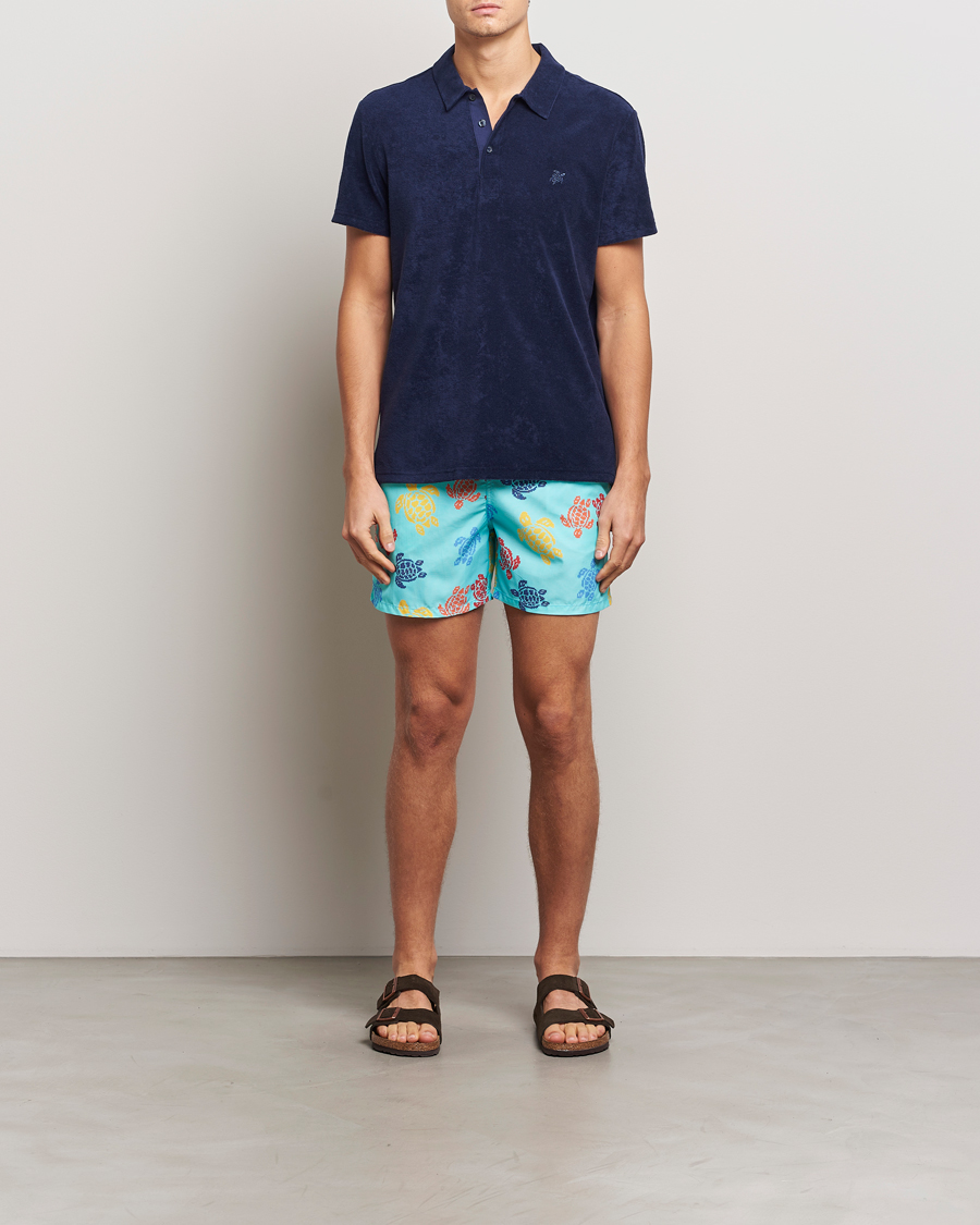Herr | Badbyxor | Vilebrequin | Moorea Swim Shorts Bleu Lazuli