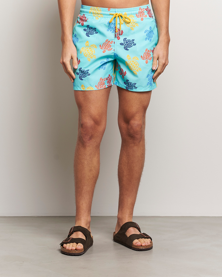 Herr | Badbyxor | Vilebrequin | Moorea Swim Shorts Bleu Lazuli
