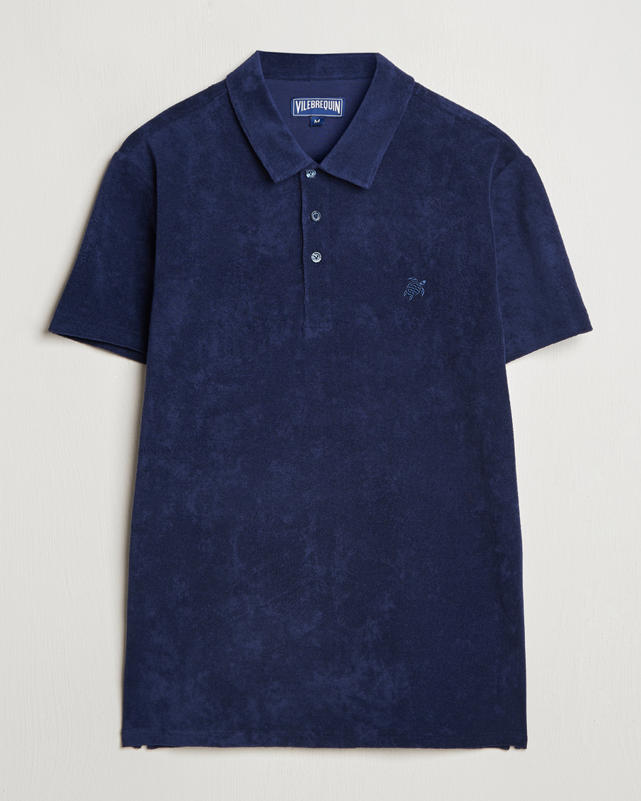 Herr | Pikéer | Vilebrequin | Phoenix Terry Polo Bleu Marine