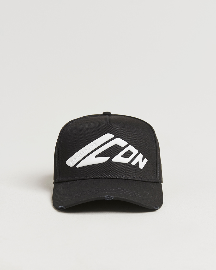 Herr | Dsquared2 Icon Evolution Baseball Cap Black/White | Dsquared2 | Icon Evolution Baseball Cap Black/White