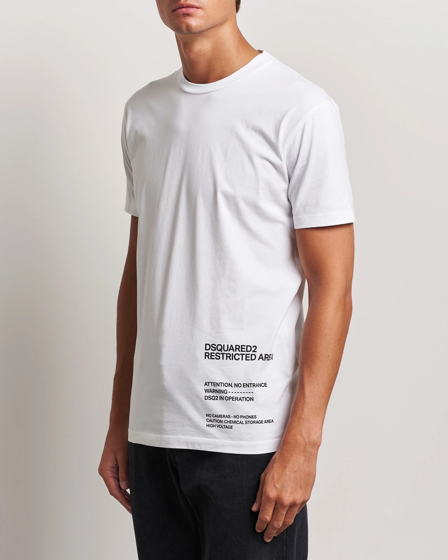 Herr | T-Shirts | Dsquared2 | Cool Fit T-Shirt White