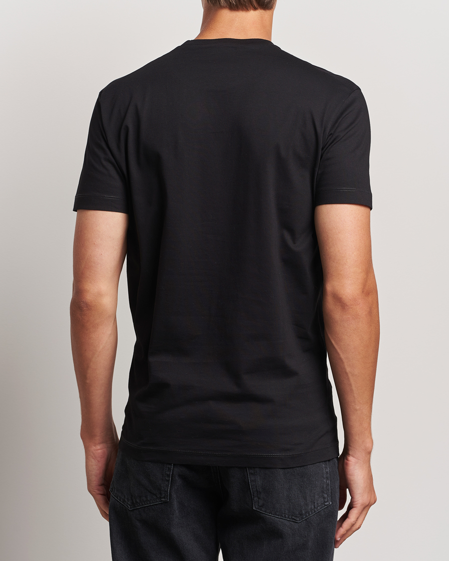 Herr | T-Shirts | Dsquared2 | Cool Fit Leaf T-Shirt Black