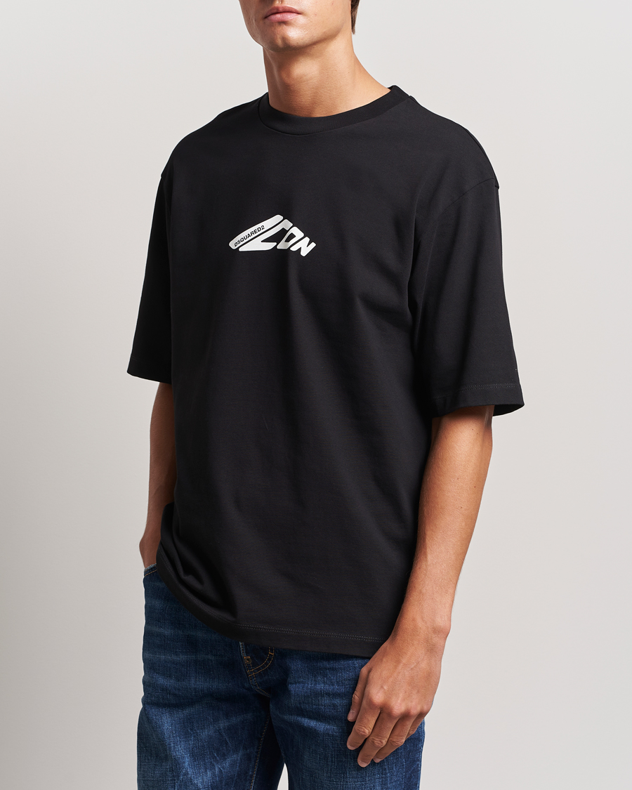 Herr | T-Shirts | Dsquared2 | Icon Evolution T-Shirt Black