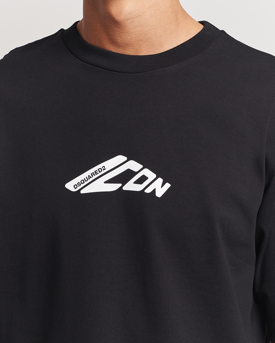 Herr | T-Shirts | Dsquared2 | Icon Evolution T-Shirt Black