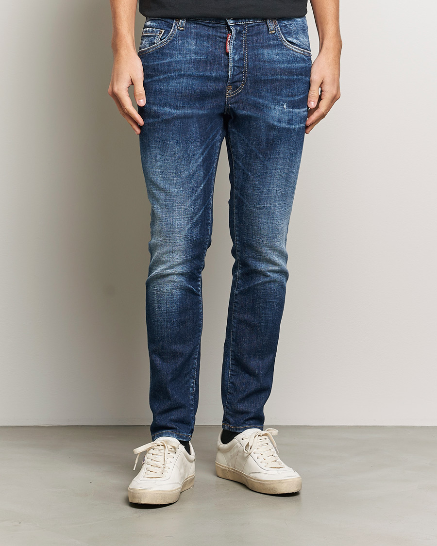 Herr | Jeans | Dsquared2 | Skater Jeans Medium Blue