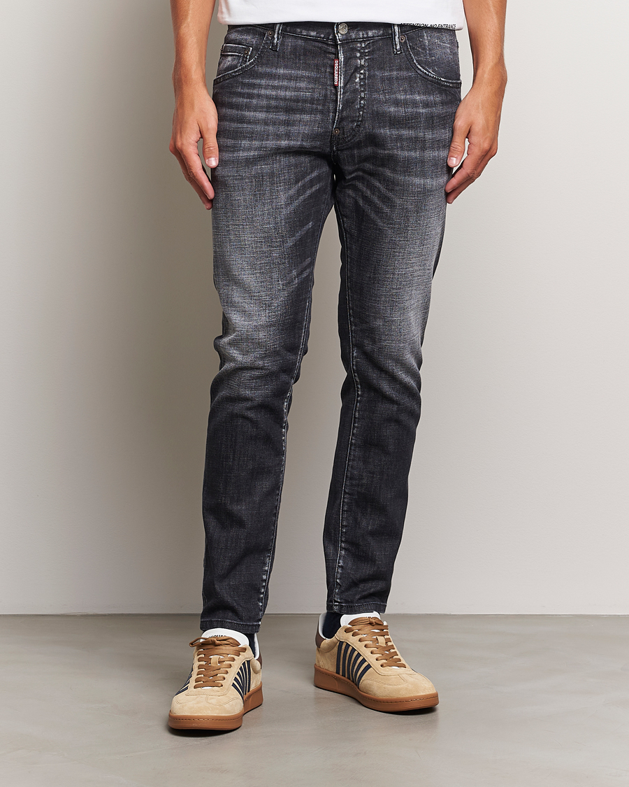 Herr | Jeans | Dsquared2 | Skater Jeans Washed Black