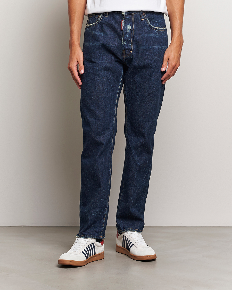 Herr | Jeans | Dsquared2 | 642 Loose Jeans Dark Blue