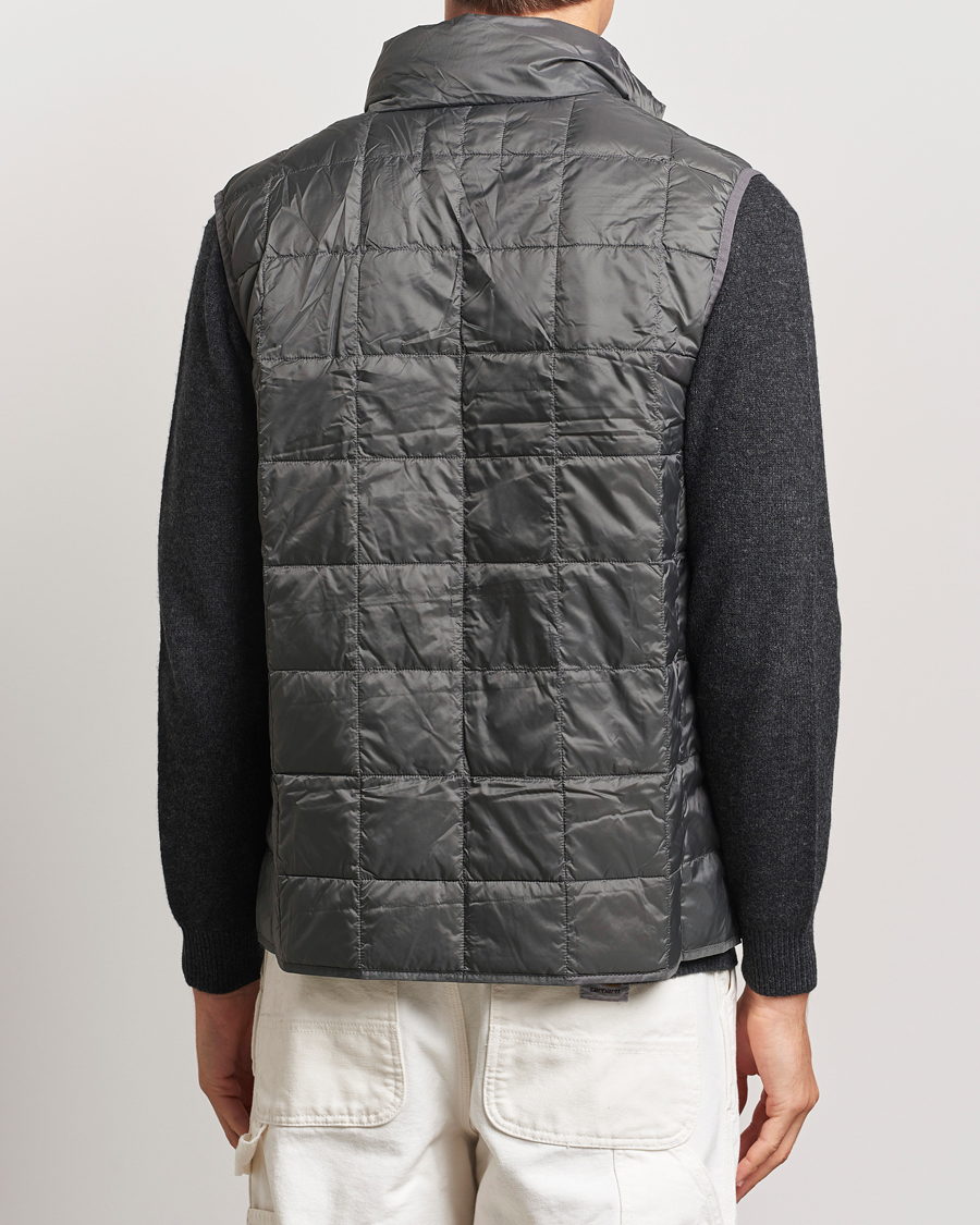Herr | Jackor | TAION | High Neck Full Zip Lightweight Down Vest Charcoal