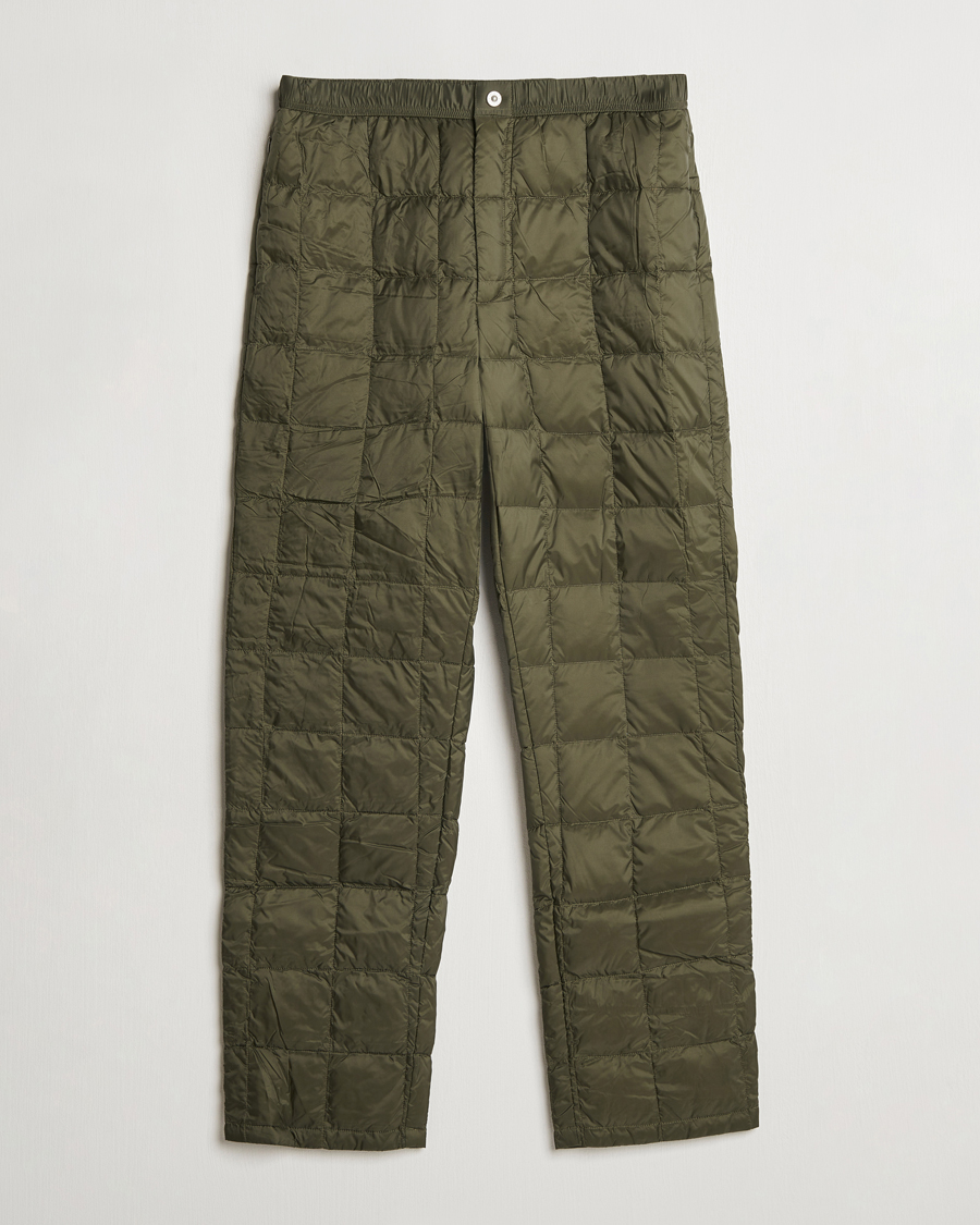 Herr | Byxor | TAION | Regular Straight Down Pants Dark Olive