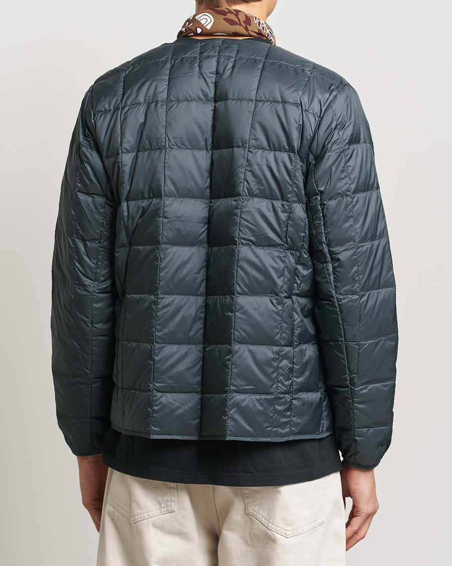 Herr | Jackor | TAION | Crew Neck Button Down Jacket Charcoal