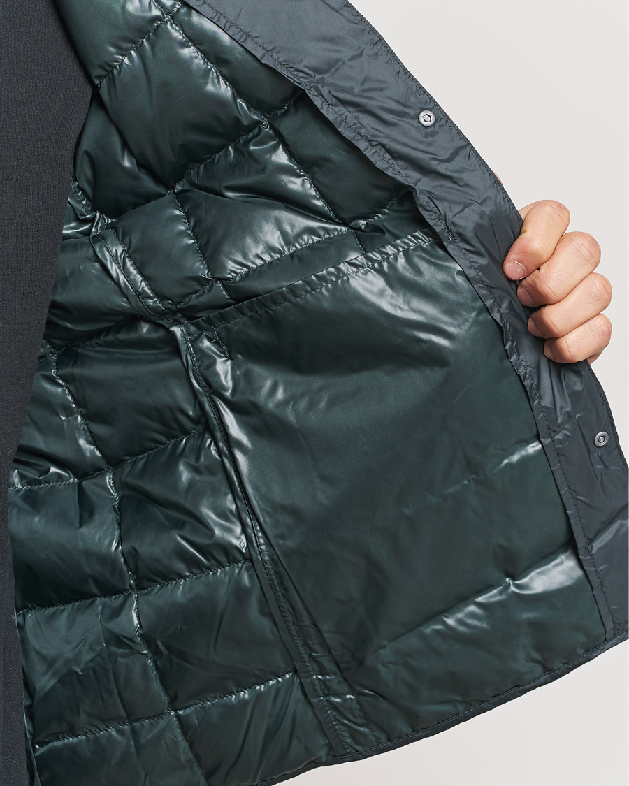 Herr | Jackor | TAION | Crew Neck Button Down Jacket Charcoal