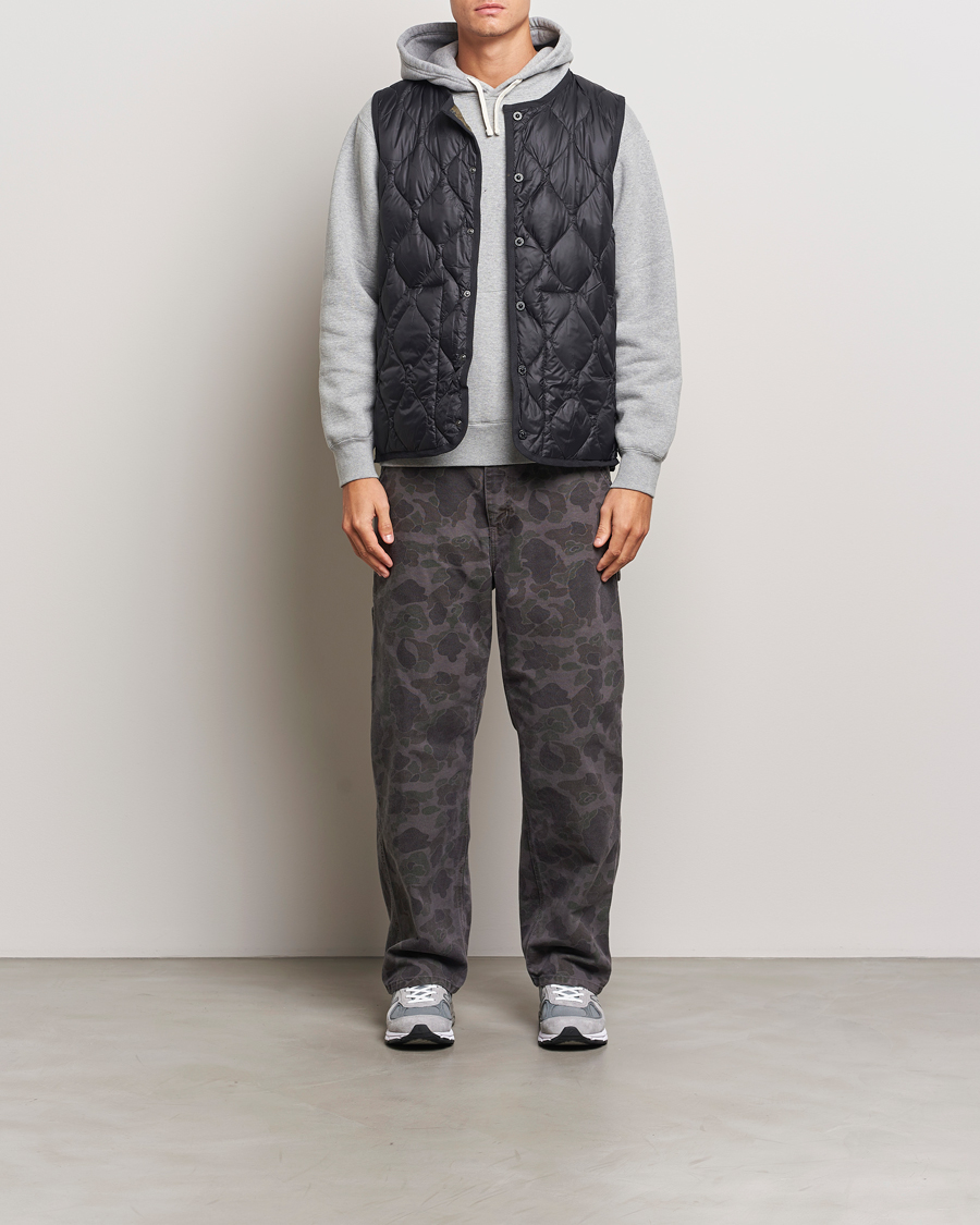Herr | Jackor | TAION | Military Crew Neck Down Vest Black