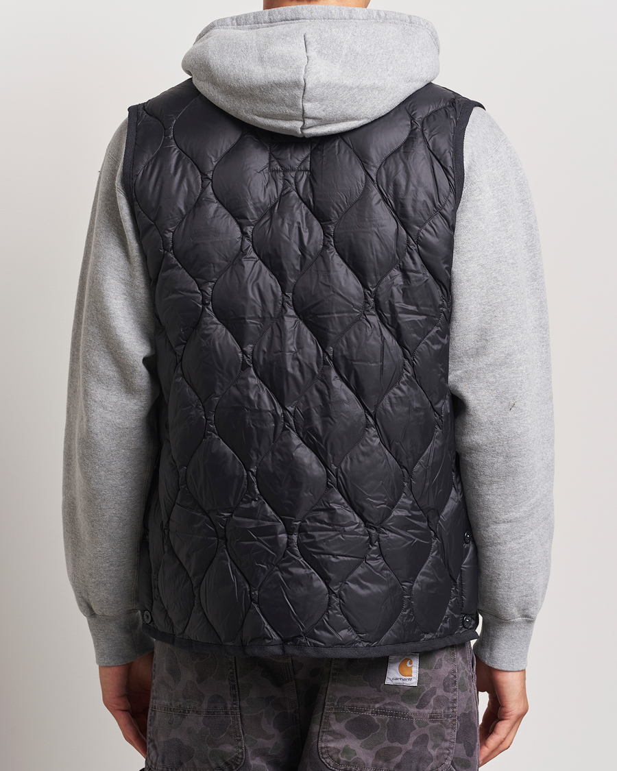 Herr | Jackor | TAION | Military Crew Neck Down Vest Black