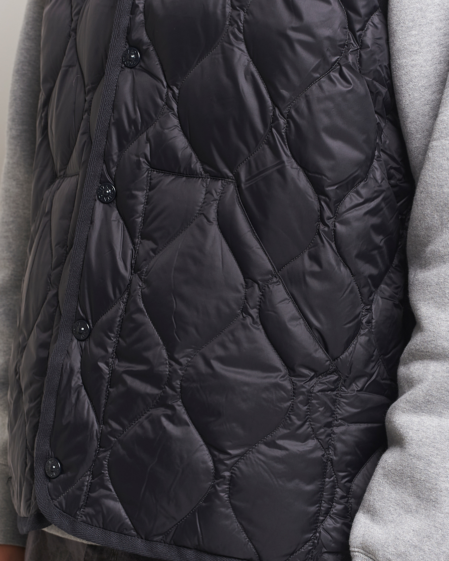 Herr | Jackor | TAION | Military Crew Neck Down Vest Black