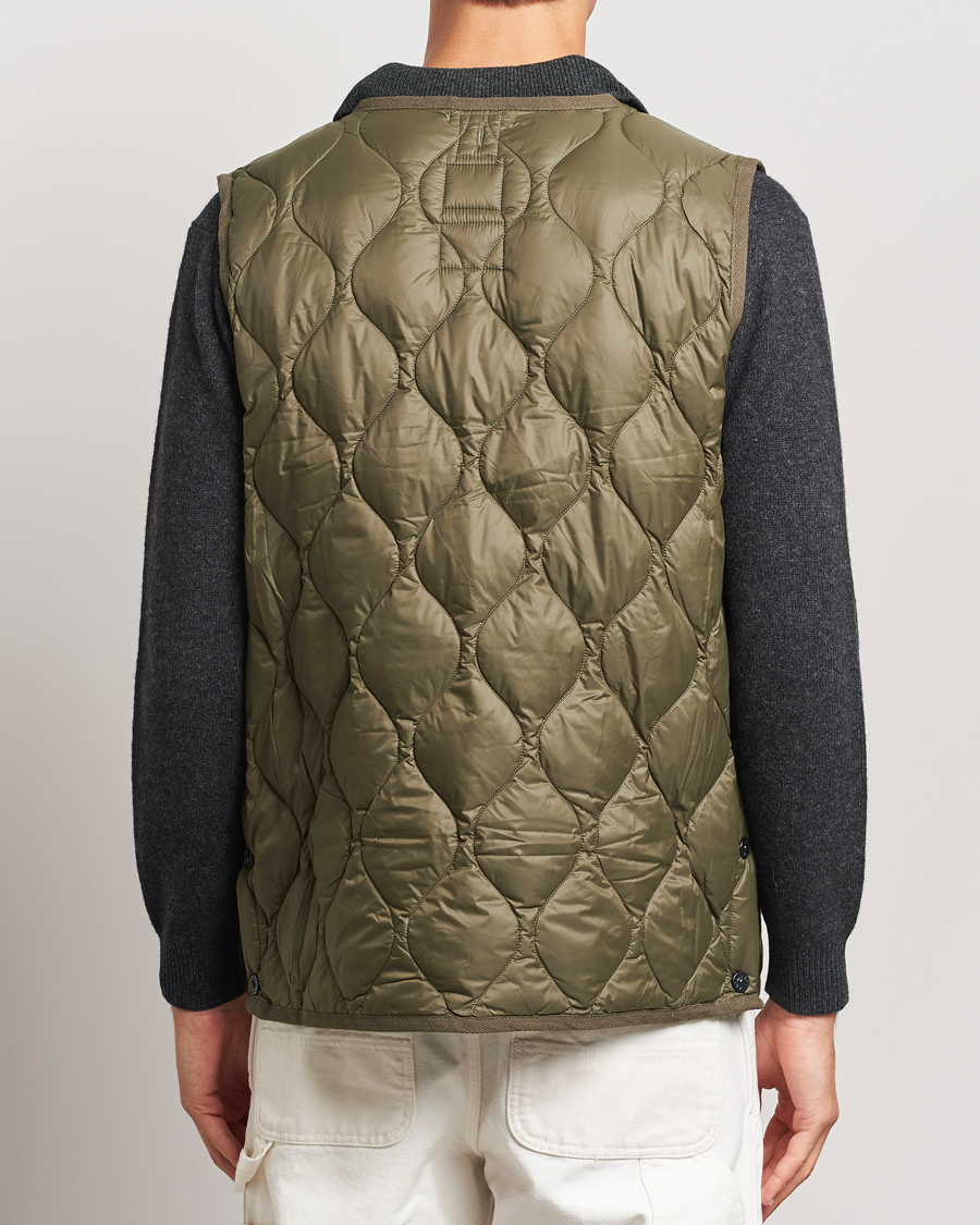Herr | Jackor | TAION | Military Crew Neck Down Vest Dark Olive