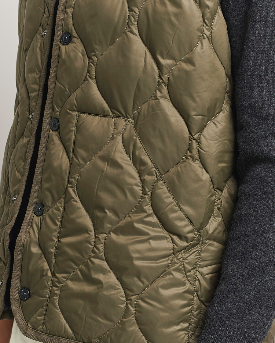 Herr | Jackor | TAION | Military Crew Neck Down Vest Dark Olive