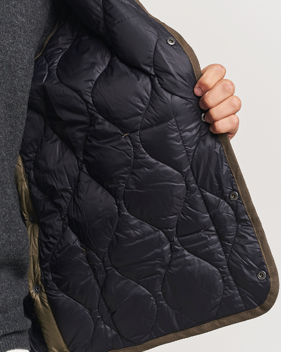 Herr | Jackor | TAION | Military Crew Neck Down Vest Dark Olive