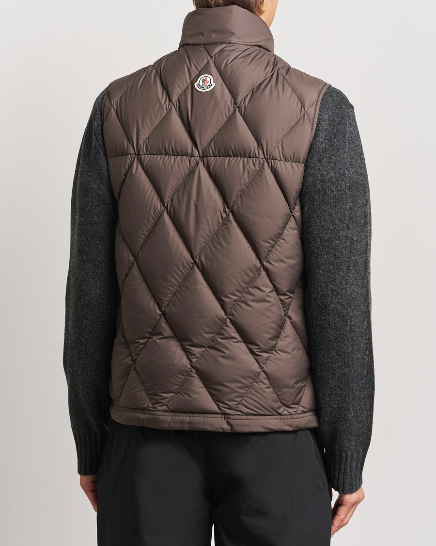 Herr | Jackor | Moncler | Aroula Quilted Down Vest Dark Brown