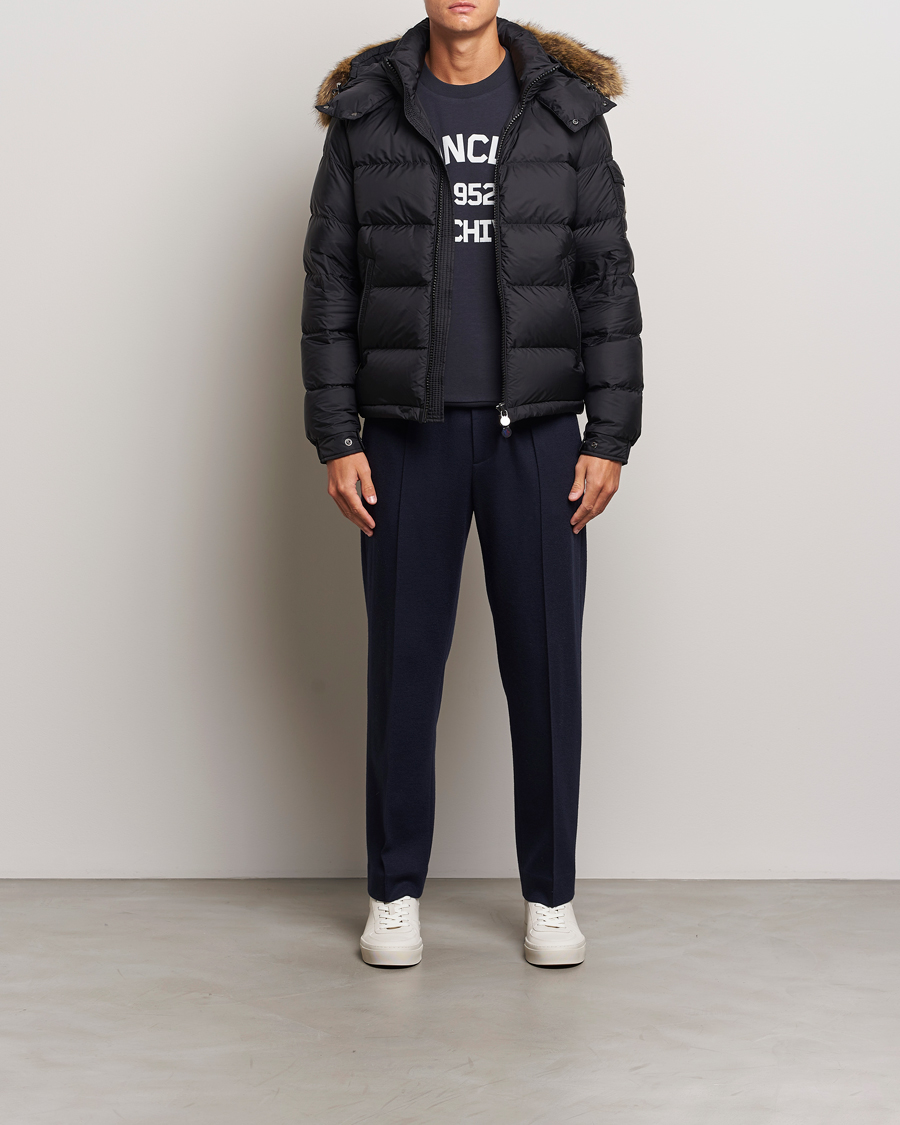 Herr | Jackor | Moncler | Maya Faux Fur Jacket Black
