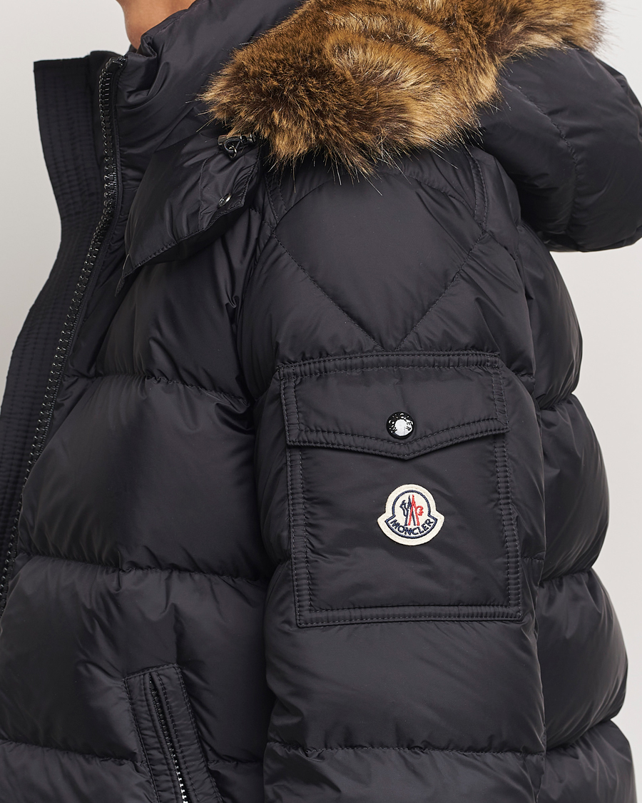 Herr | Jackor | Moncler | Maya Faux Fur Jacket Black
