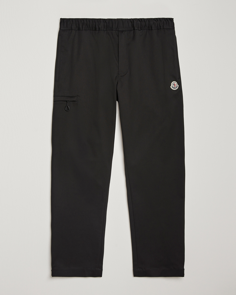 Herr | Byxor | Moncler | Technical Drawstring Pants Black