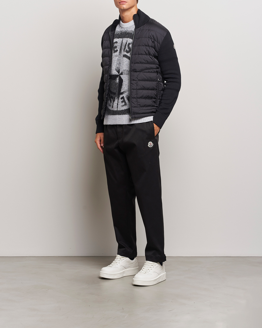 Herr | Byxor | Moncler | Technical Drawstring Pants Black