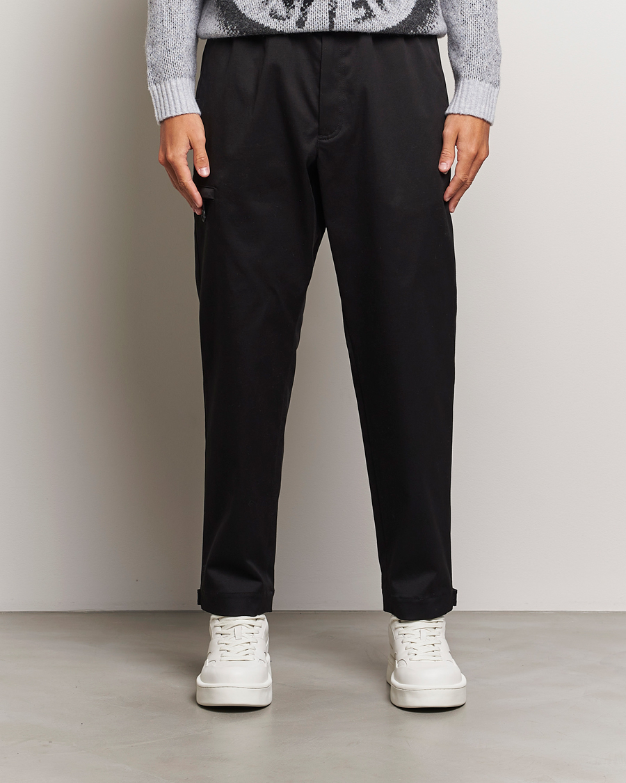 Herr | Byxor | Moncler | Technical Drawstring Pants Black